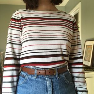 Vintage striped sweater.